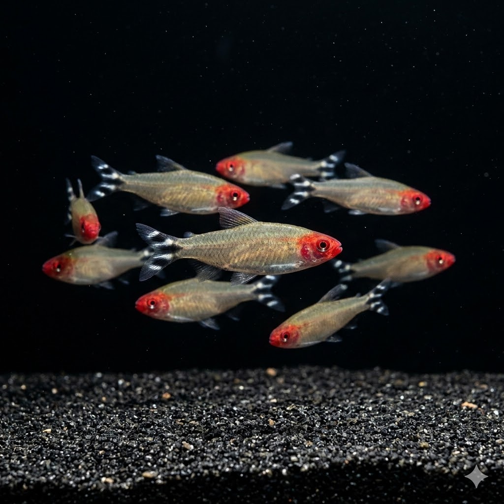 Rummynose Tetra (Petitella bleheri / Hemigrammus rhodostomus)