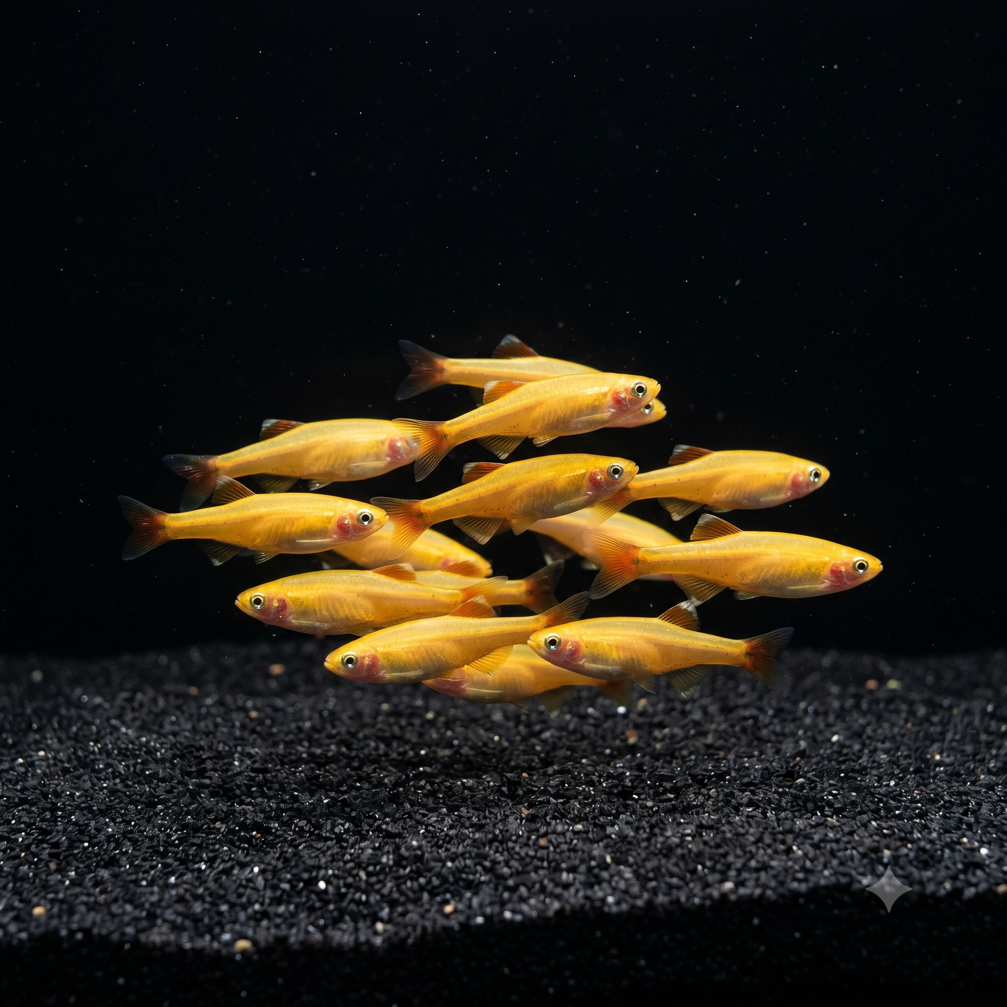 Gold White Cloud Mountain Minnow (Tanichthys albonubes var. "Gold")