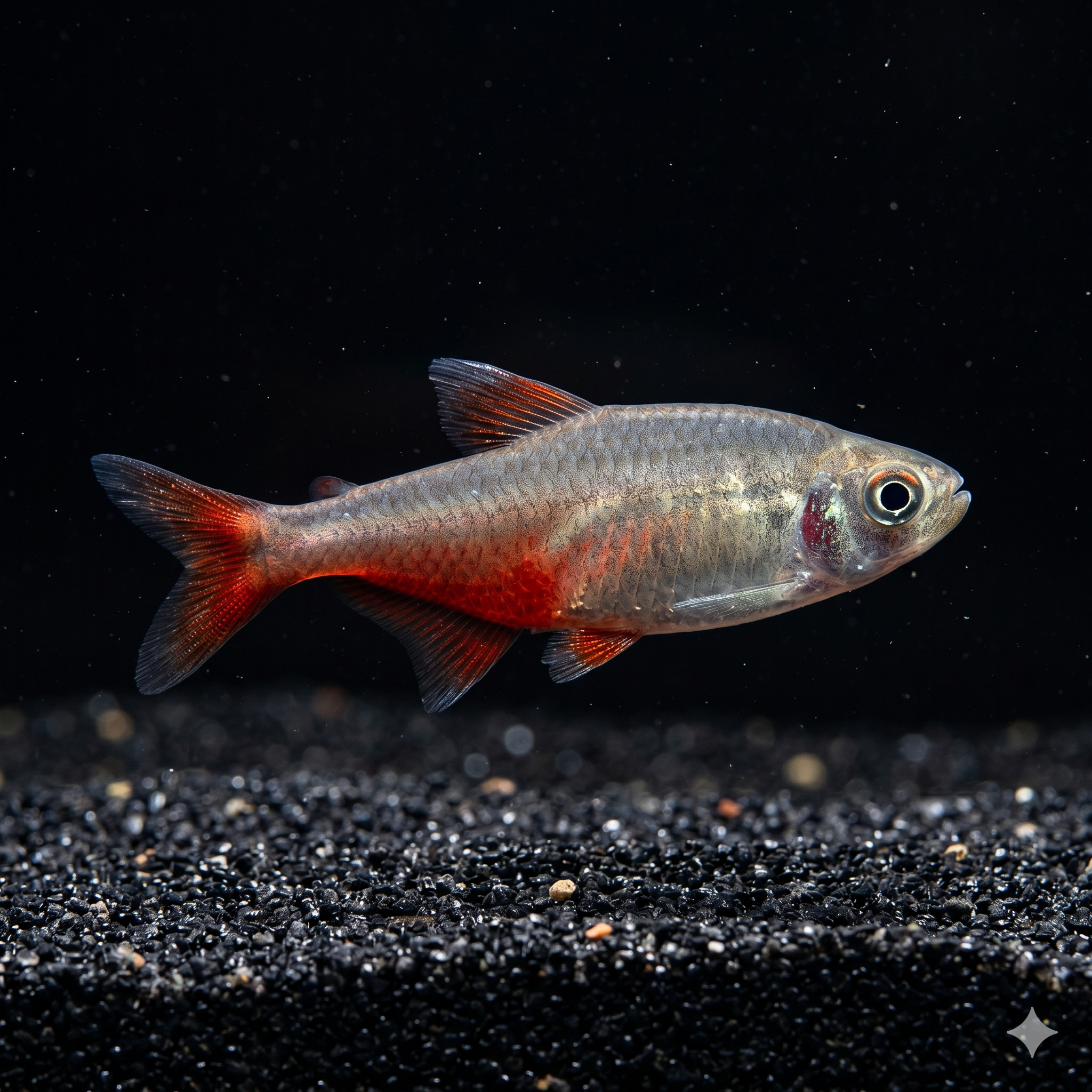 Red Belly Tetra (Green Fire Tetra / Aphyocharax rathbuni)